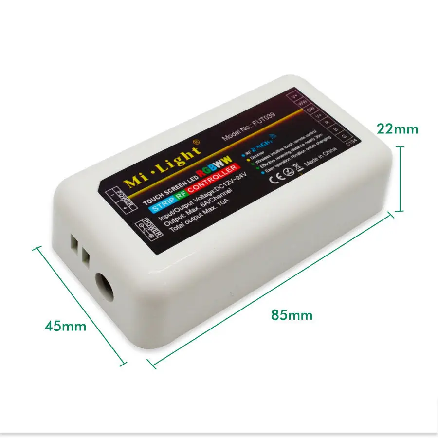 2 4G RGB + CCT контроллер и пульт дистанционного управления для светодиодный