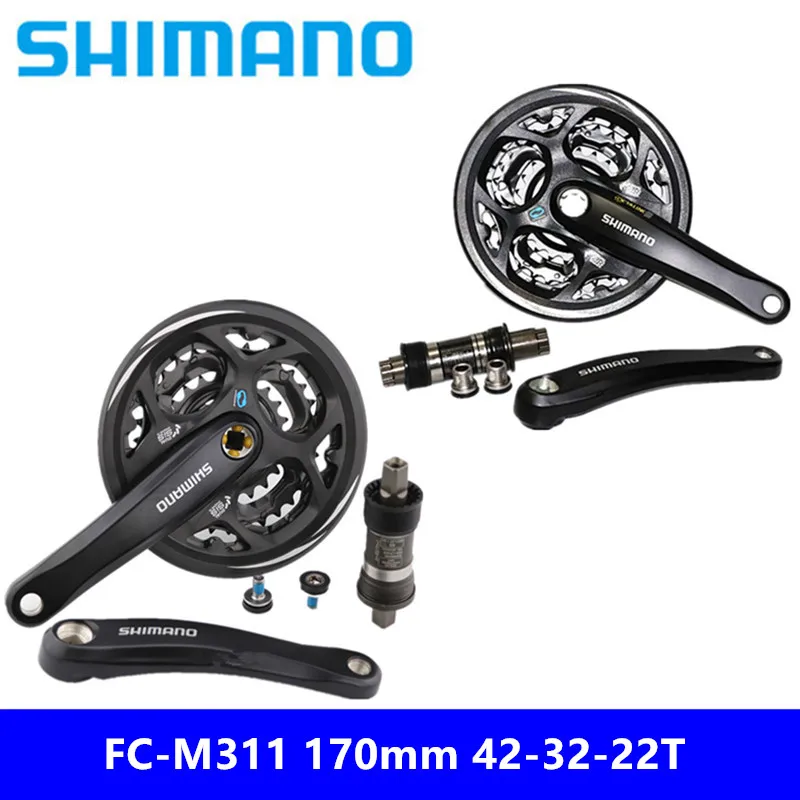 SHIMANO ALTUS FC-M311 Звездочка 6-7-8 скоростей горный велосипед 42-32-22T зубчатая Звездочка UN26 Звездочка вала