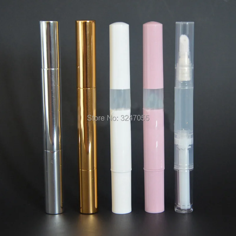3 мл 50 шт. пустой пластиковый контейнер для питательного масла ногтей|lip gloss bottle|oil
