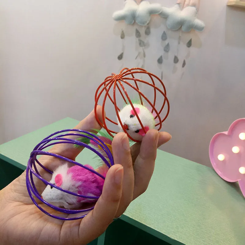 Забавные игрушки для домашнего питомца, котенка, кошки игровая мышь кошки-мышки клетка-шар игрушки домашняя игрушка для котов Juguetes Para Gatos Katten Speelgoed