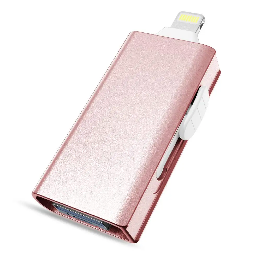 Мини флешка 128 ГБ USB 3 0 для iPhone 7/6/6s Plus/5/5S ipad флеш накопитель 256 HD карта памяти OTG