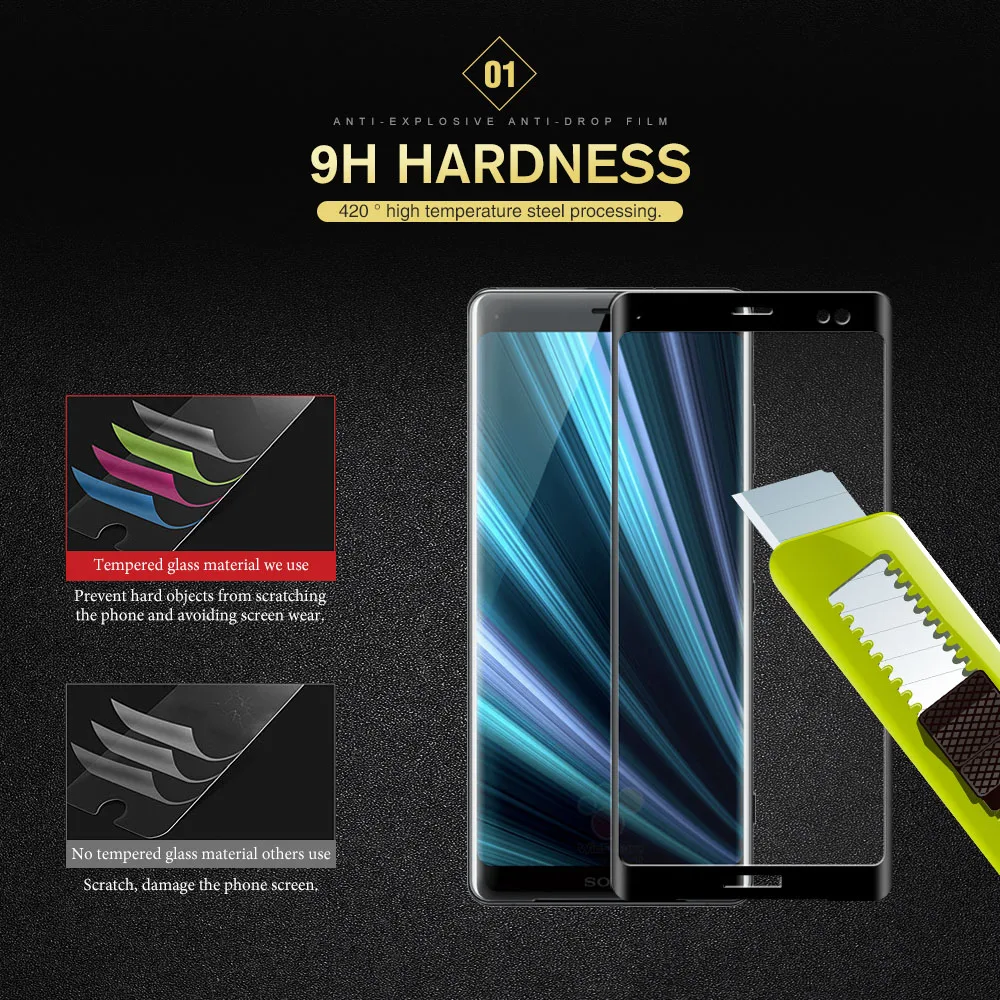 Tempered Glass For Sony Xperia XC XZ Premium XZS Screen Protector XZ1 Compact XZ2 Protective Film | Мобильные телефоны и