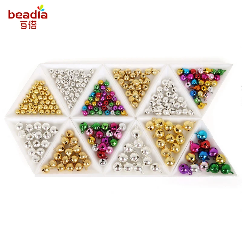 

New Arrival!! Many Color Jingle Bells For DIY Make Jewelry Bracelet Necklace Earring SelectableSize 6/8/10/12/14mm Wholesale