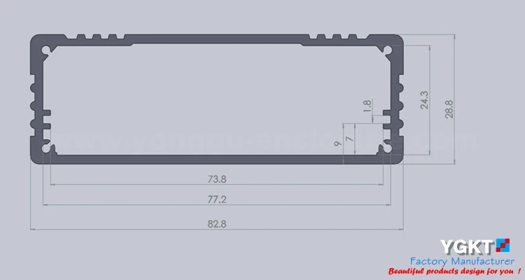 Высококачественный листовой металлический корпус 82 8*28 8*110/металлический