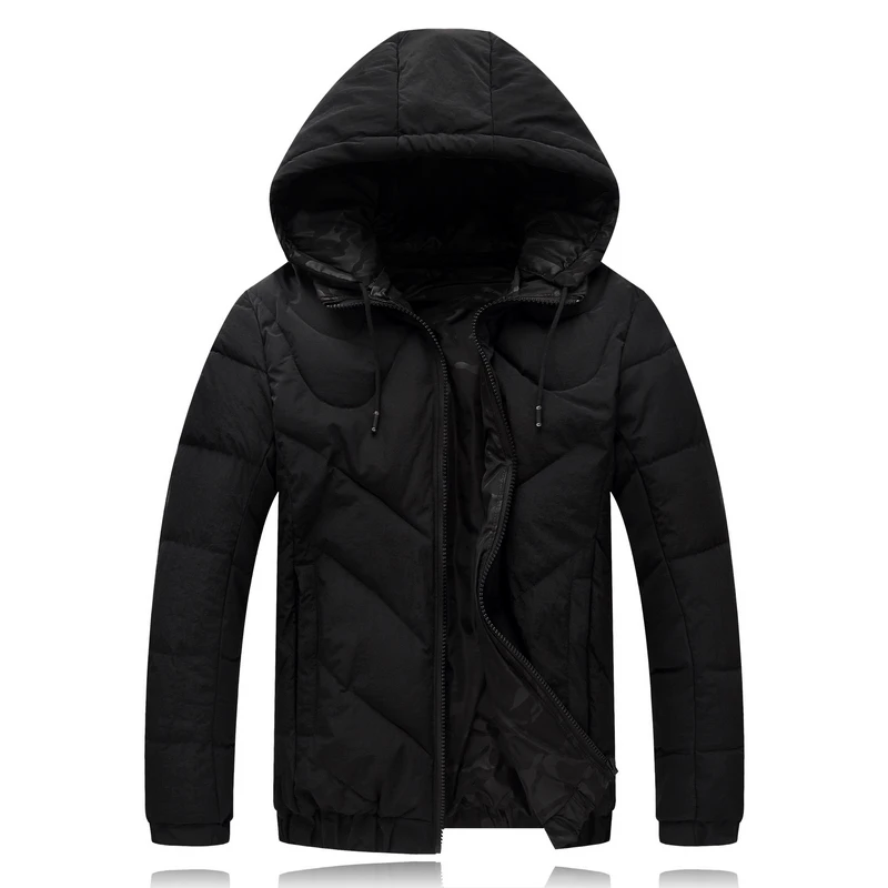 4XL-9XL зимняя куртка мужская двусторонняя одежда черное Мужское пальто дешевая пуховая Куртка парка ветровка с капюшоном зимняя куртка 8001