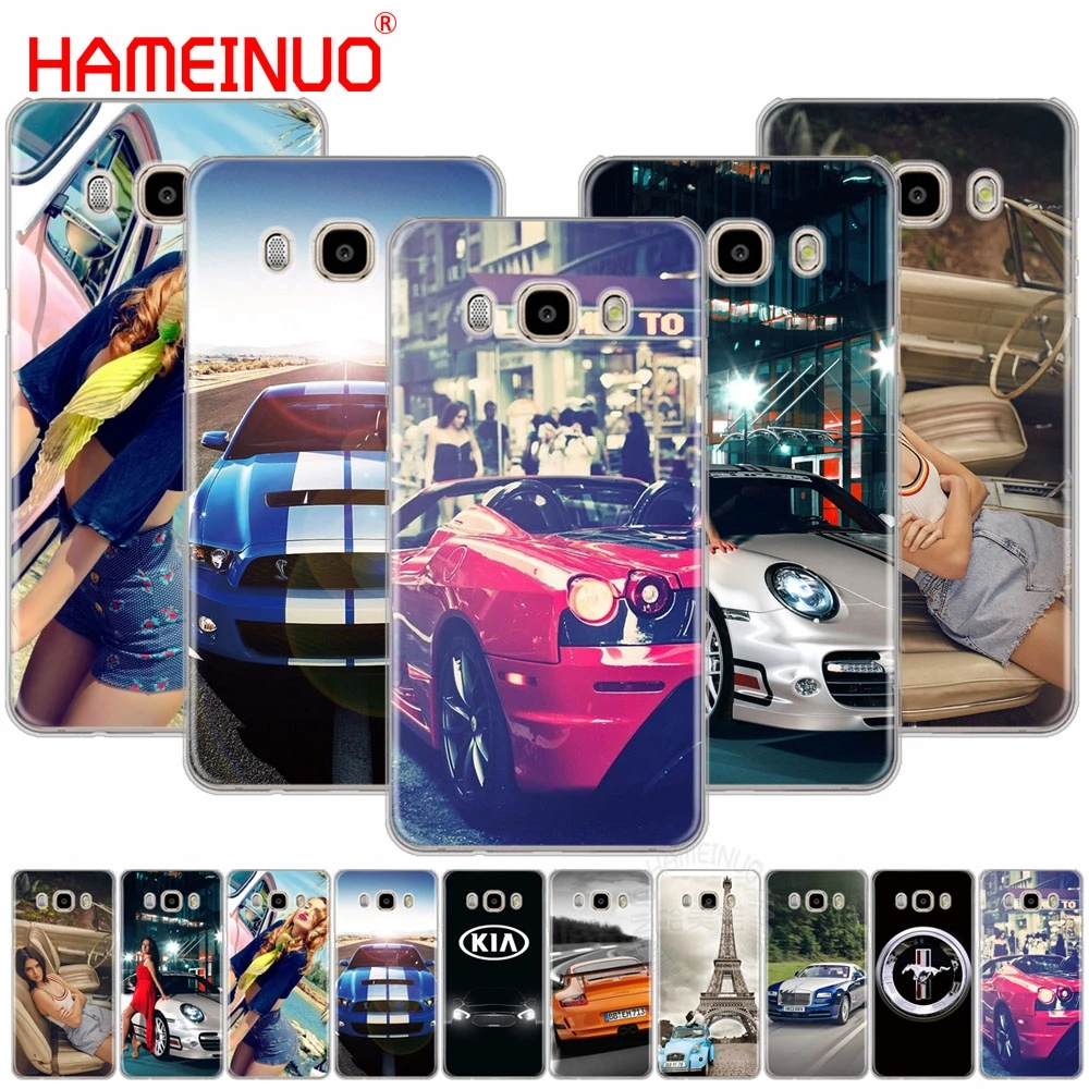 HAMEINUO спортивные гоночные автомобили и девушки чехол для телефона Samsung Galaxy J1 J2 J3 J5