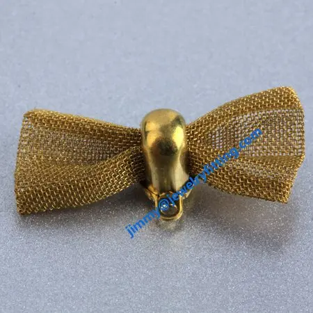 2000 шт. сетчатые латунные бусины в форме банта