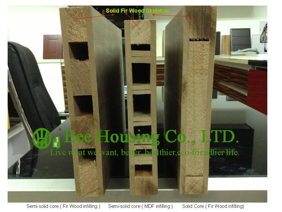 Облицовочная дверь из древесины толщиной 40 мм для жилых помещений Германии