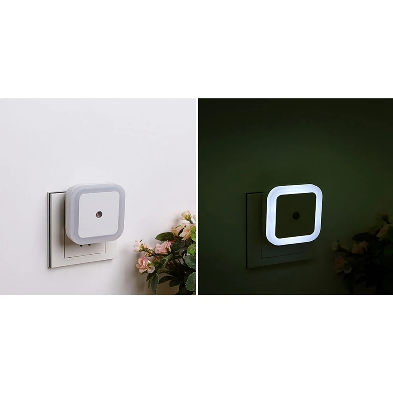 1 шт. штепсельная вилка стандарта ЕС/США светодиодная лампа для ночного освещения