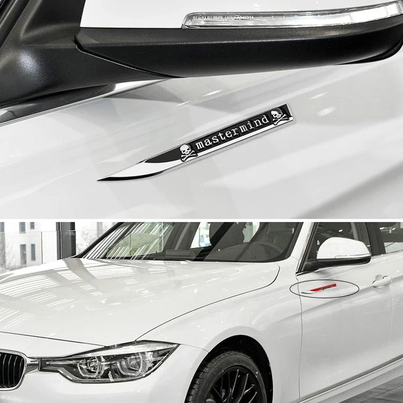 2 шт. автомобильная декоративная 3D вентиляционная наклейка на крыло для