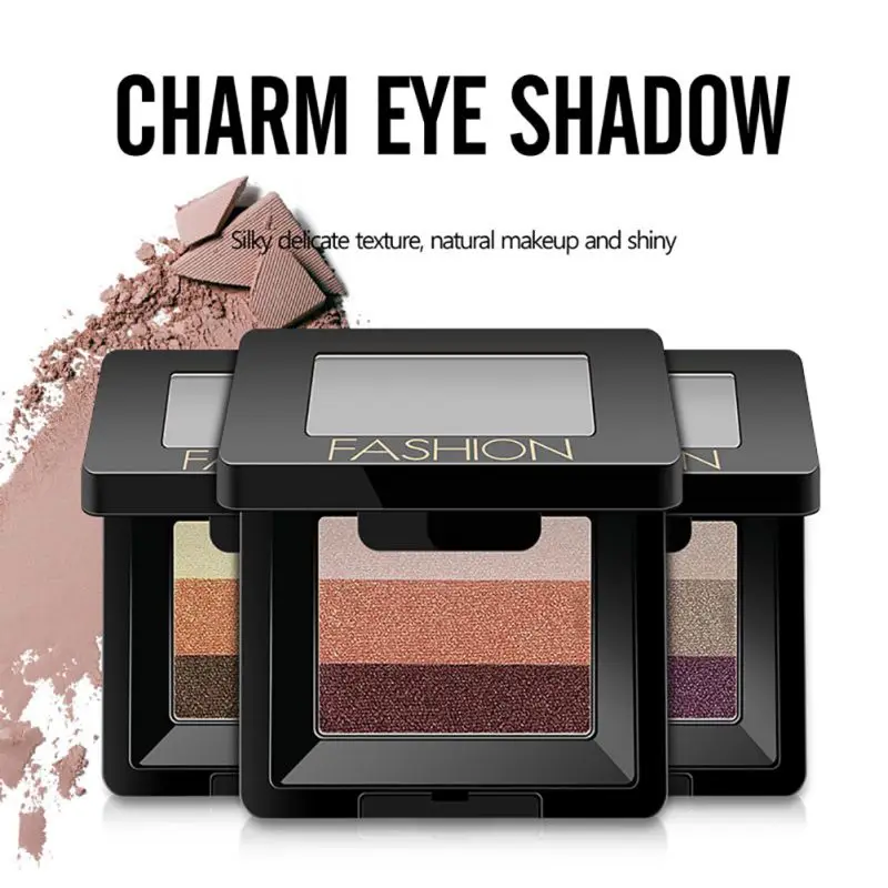 2017 New Arrive 3 Color OL-Style Sexy Charm Eye Makeup Professional Long Lasting Elegance Eyeshadow Palette Cosmetic W1 | Красота и
