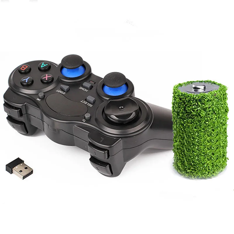 Беспроводной игровой контроллер 2 4G джойстик геймпад с usb-адаптером для Android TV Box