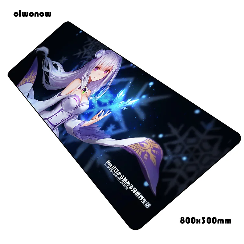 Аниме Коврик для мыши с девушкой 3d коврик для мыши notbook компьютерный коврик для мыши игровой коврик для ПК геймерский ноутбук 80x30 см коврики для мыши