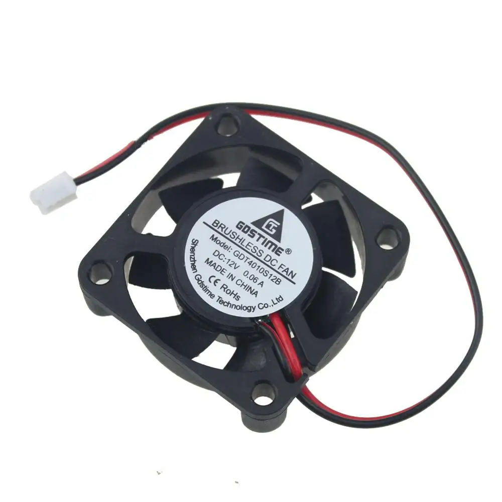 2 шт. Бесщеточный Охлаждающий вентилятор постоянного тока 12 В 4 см 40x40x10 мм|dc cooling