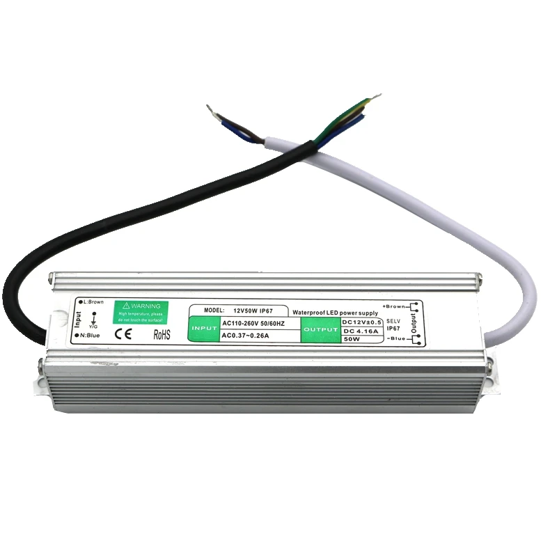 DC12V источник питания 10 Вт/15 Вт/20 Вт/25 Вт/30 Вт/45 Вт/50 Вт/60 Вт/80 Вт светодиодный