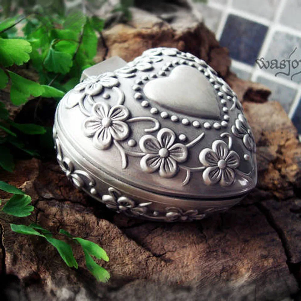 Свадебный подарок ювелирный чехол металлическая шкатулка для украшений