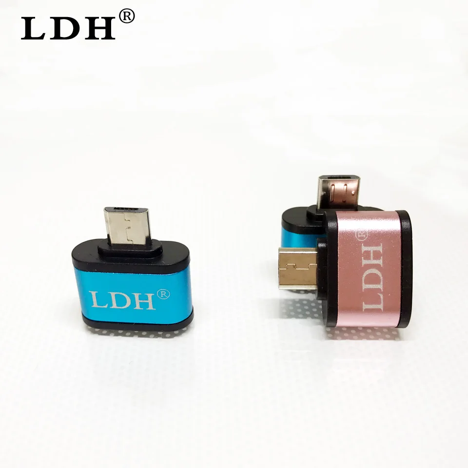 LDH Micro USB к адаптеру OTG адаптер Мужской конвертер позолоченный для телефонов Samsung
