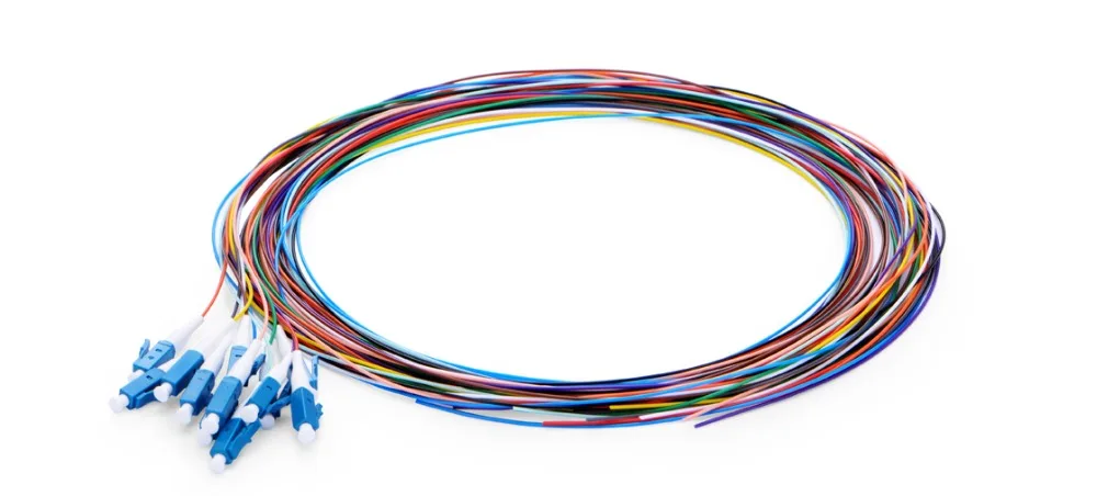 1m Fiber Pigtail 12 Colors SC/LC/FC/APC/UPC fiber cable G657A Core Fibers Simplex 9/125 Single Mode 0.9mm | Мобильные телефоны и