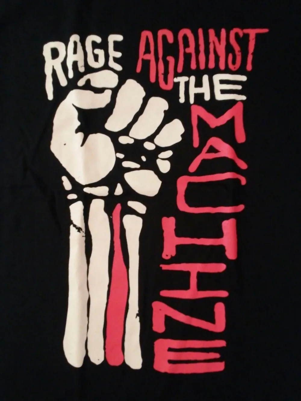 Бесплатная доставка в тот же день рубашка с логотипом Rage Against The Machine Fist новая