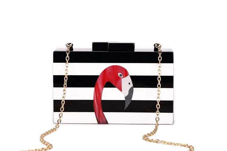 2018 новая Мини акриловая женская сумка на плечо диагональная маленькая