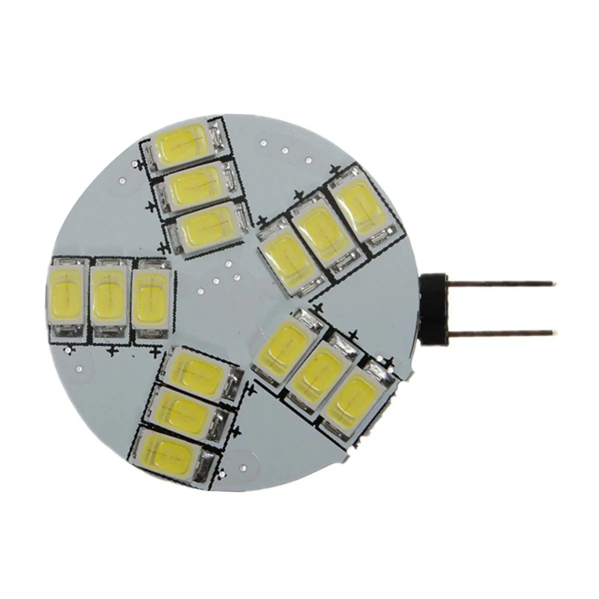 10 шт. G4 5630SMD 15 светодиодов 330Lm 4 Вт белая сменная лампа 40 галогенная контактная B