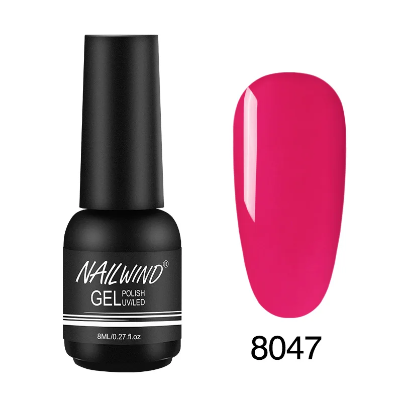 Гель nailwind лак для ногтей неоновый гель гибридные Лаки Полупостоянный лак для ногтей УФ основа верхнее покрытие 8 мл все для маникюра гель лак - Цвет: 8047
