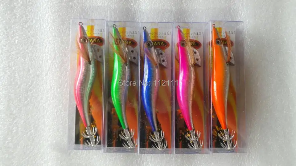 20 шт. лазерная рыболовная приманка приманки кальмары Egi креветки Джиги Hooks.13.5cm