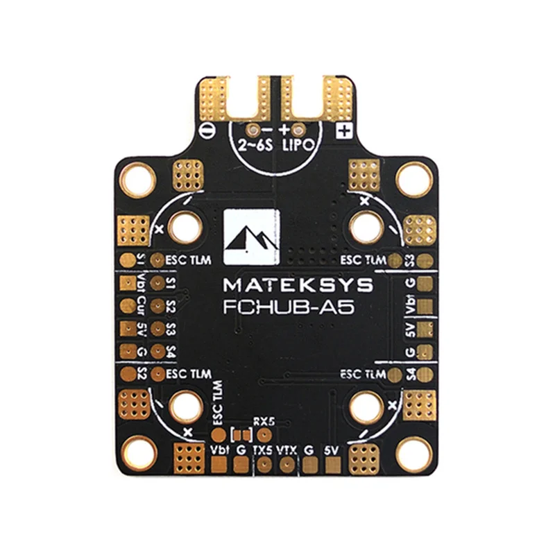 Matek Systems FCHUB A5 PDB Built-in 184A Current Sensor 5V 2A BEC 2-6S for RC Drone FPV Racing Multi Rotor | Игрушки и хобби