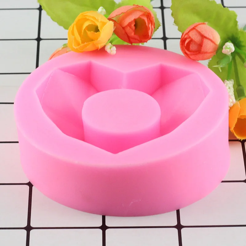 Силиконовая бетонная форма Геометрические Цветочные горшки вазы мыла