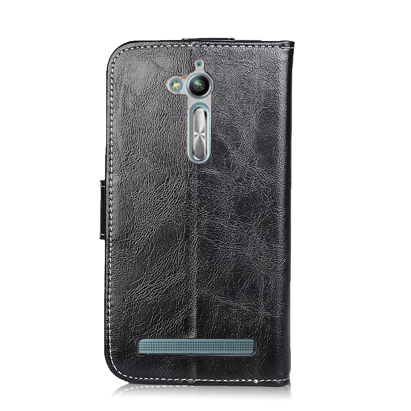 Брендовый чехол J & R для Asus Zenfone Go ZB500KL кожаный бумажник откидная крышка ZB500kl 5 0