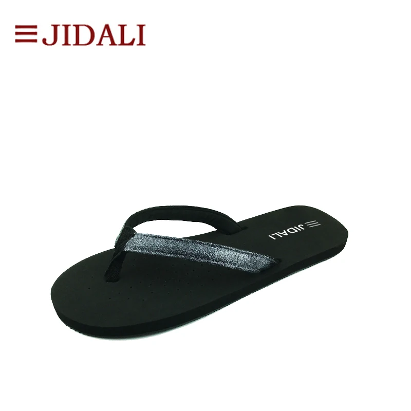 JIDALI/Модная женская обувь; удобные легкие и гибкие летние женские тонкие сандалии из ЭВА на плоской подошве; шикарные женские сандалии; Размеры 35-39 - Цвет: DimGrey