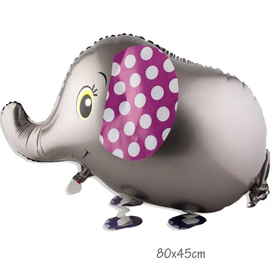 elephant Смешивает ходячие гелиевые шары в форме животных милый кот собака панда динозавр Тигр домашние воздушные шарики для день рождения вечерние украшения Дети и взрослые - Цвет: elephant