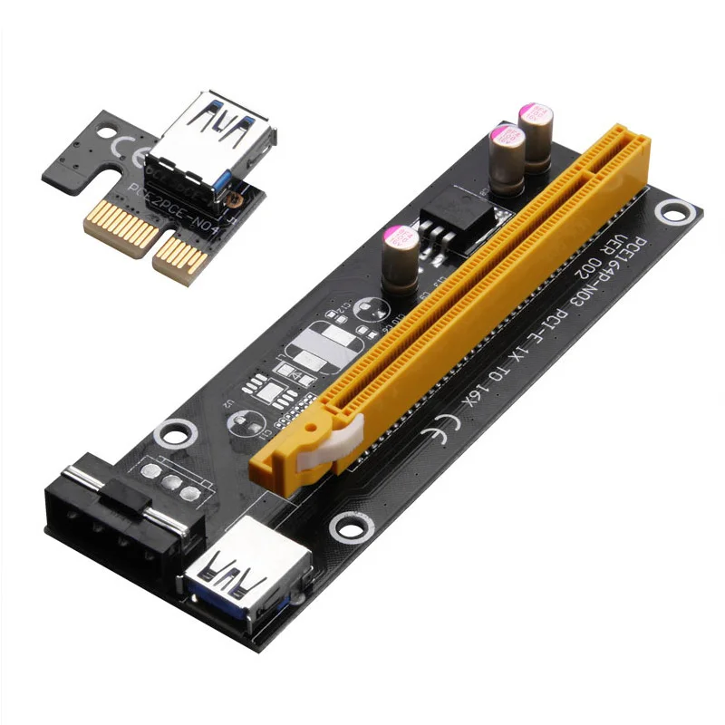 Горячая Распродажа мини-машины PCI Express 1X для 16X расширитель Riser карта адаптера 60 см