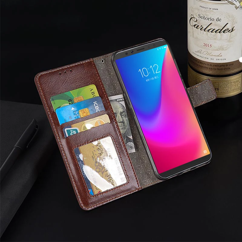 Чехол-книжка с Защитный чехол для lenovo K5 Pro L38041 роскошный чехол-бумажник из