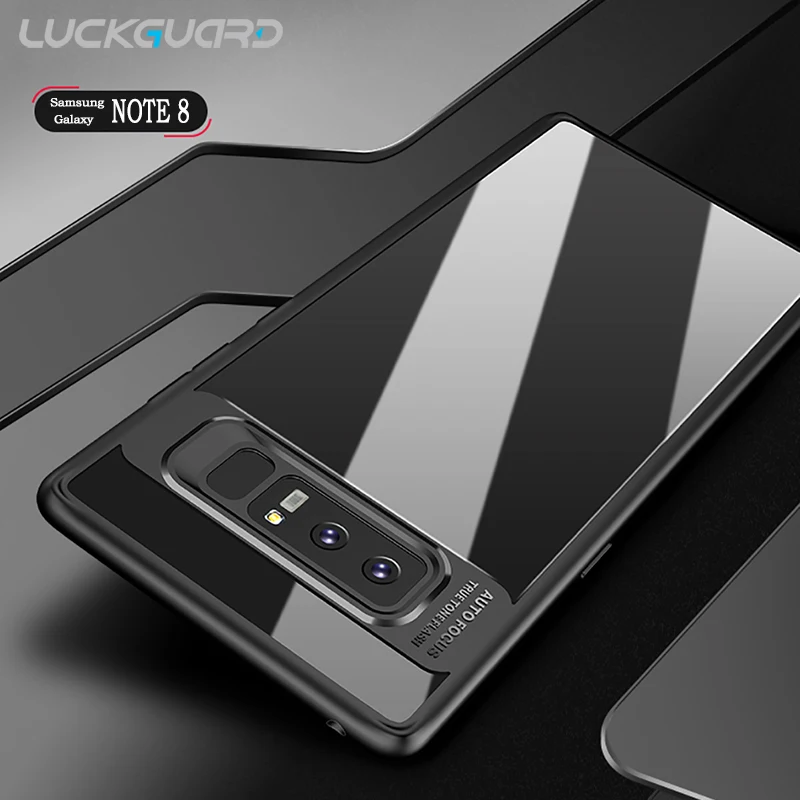 Luckguard Оригинальный чехол для Samsung Примечание 8 Роскошные силиконовый Край тонкий