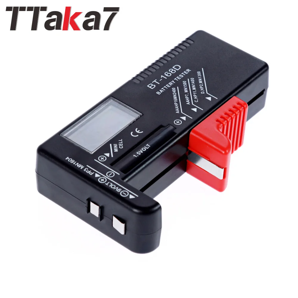 TTAKA7 BT168D цифровой Батарея Ёмкость Тесты er умный электронный Мощность индикатор