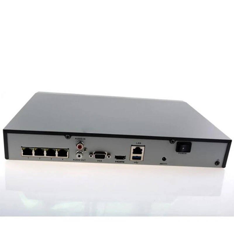 HIK DS 7604NI E1/4 P NVR экономичный 4CH POE для ip камеры CCTV система протокола ONVIF 4 Интерфейсы
