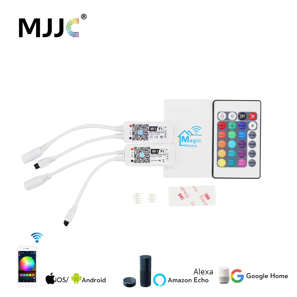 Беспроводной контроллер для светодиодной ленты Wi Fi RGB Bluetooth RGBW ИК/RF пульт
