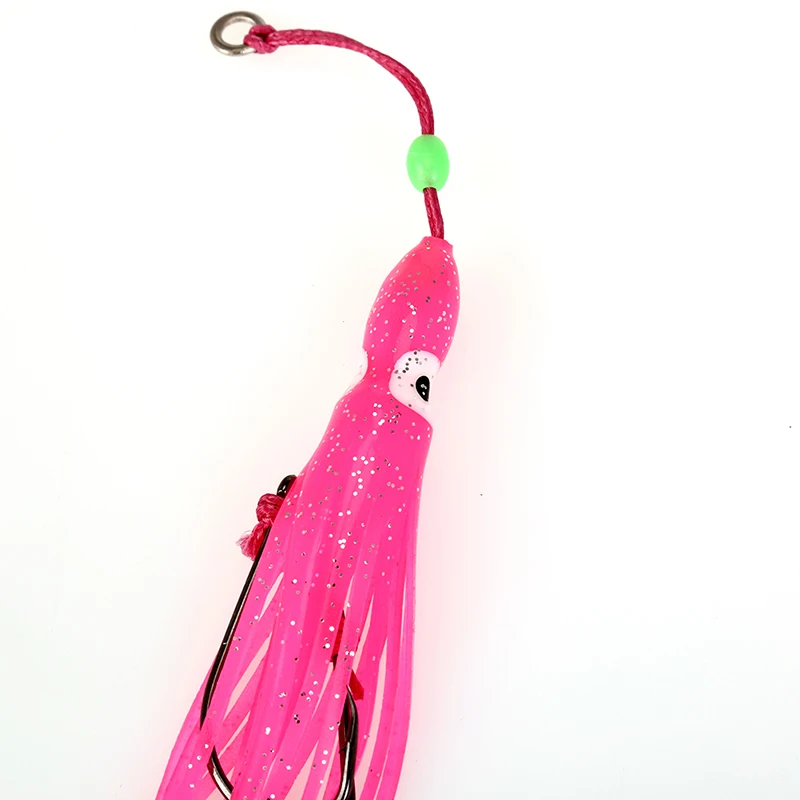 2 шт. светящиеся Осьминог Джиги Кальмар джиг Крючки для инчику рыболовные