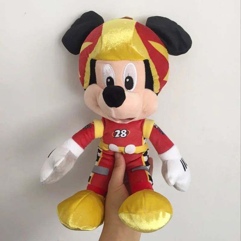 30cm mickey B 1 шт. оригинальные Микки игрушечные гоночные автомобили Микки и родстер гонщики Микки Минни 20 см 30 см 40 см - Цвет: 30cm mickey B