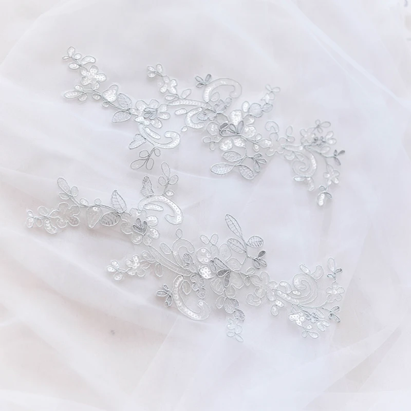 2 шт. Кружевная аппликация в венецианском стиле с красными цветами|Кружево| |