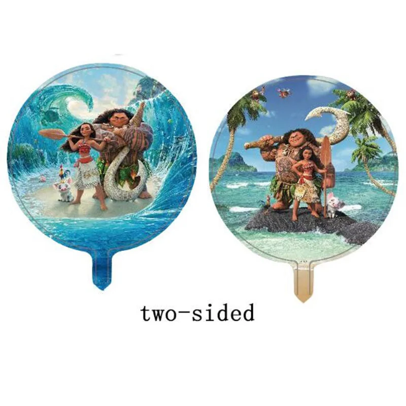 1 шт./лот двойные воздушные шары Моана океан Романтика Принцесса Алюминиевая
