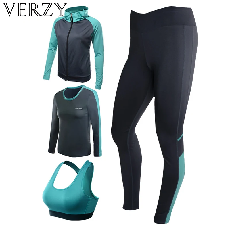 Набор для йоги женский набор из 4 предметов спортивный костюм занятий йогой