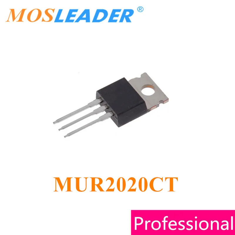 Mosleader MUR2020CT TO220 100 шт 20A 200V MUR2020CTR MUR2020 Сделано в Китае высокое качество|Запасные