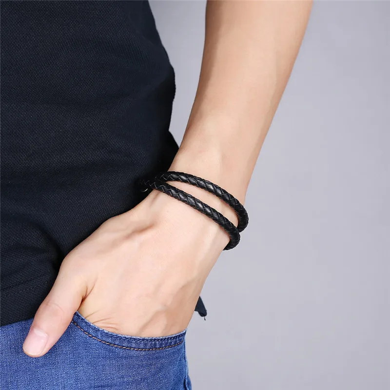 Модные Для мужчин браслет ювелирных изделий Нержавеющая сталь магнитные