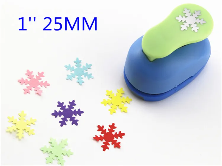 

scrapbooking 1''(25mm) snowflakes punch paper cutter for crafts and scrapbooking furador cortador de papel embossing machine