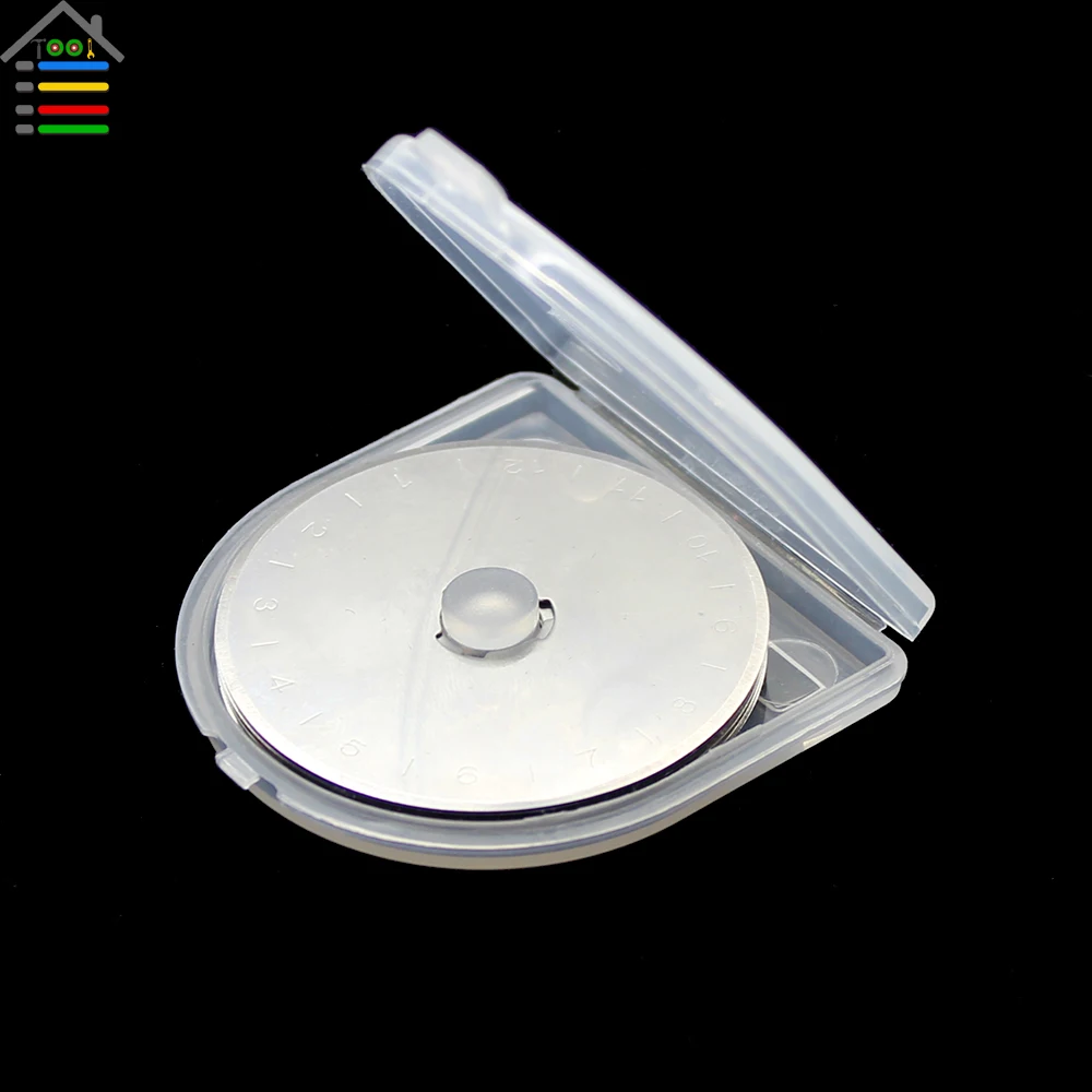 Лезвия для вращающихся фрез 500 шт. 45 мм сменные лезвия тканевой ткани резки бумаги