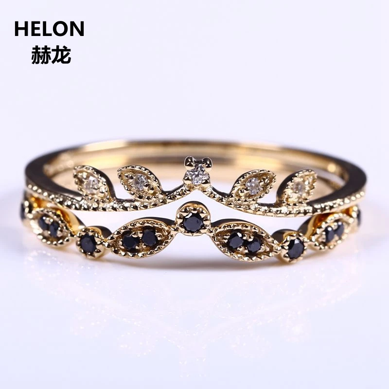 Кольцо для помолвки розовое золото 14 к с синим сапфиром|Кольца| |