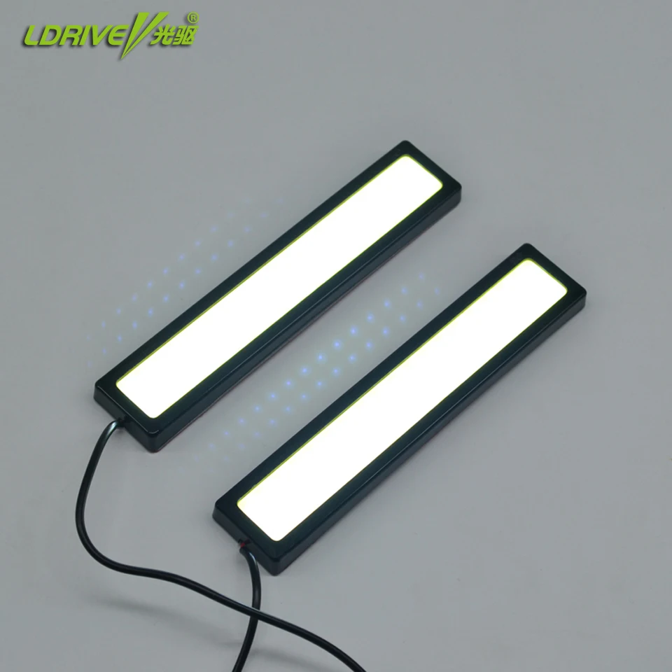 Ходовой товар 100% водонепроницаемые светодиодные дневные ходовые огни COB 2 шт./лот