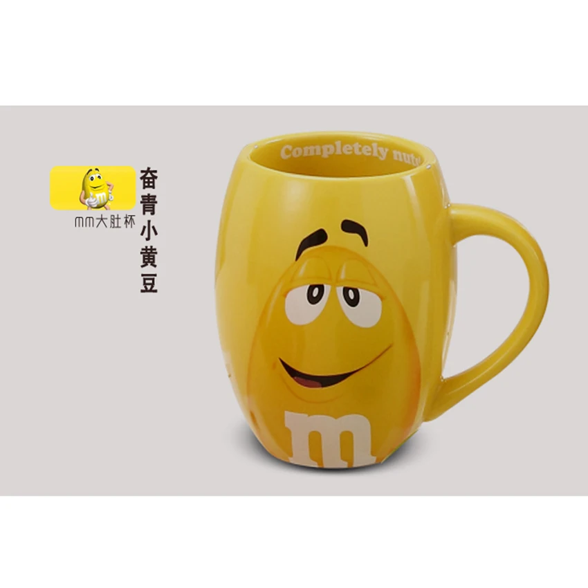 Симпатичные M& M's мм кофейные чашки керамические цветные кофейные овсянки кофейная кружка глазурь кофейная кружка с молоком водяные чайные кружки Посуда для напитков